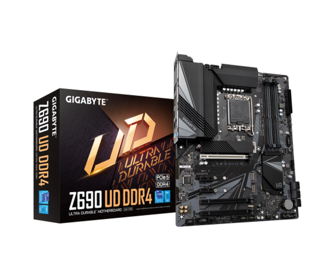 לוח דור 12 Gigabyte Z690 UD DDR4 Lga1700 2.5gb lan DP HDMI INTEL
