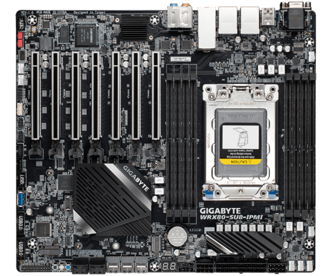 לוח אם למעבד Gigabyte WRX80-SUB-IPMI sWRX8 Ryzen TR pro 3000WX