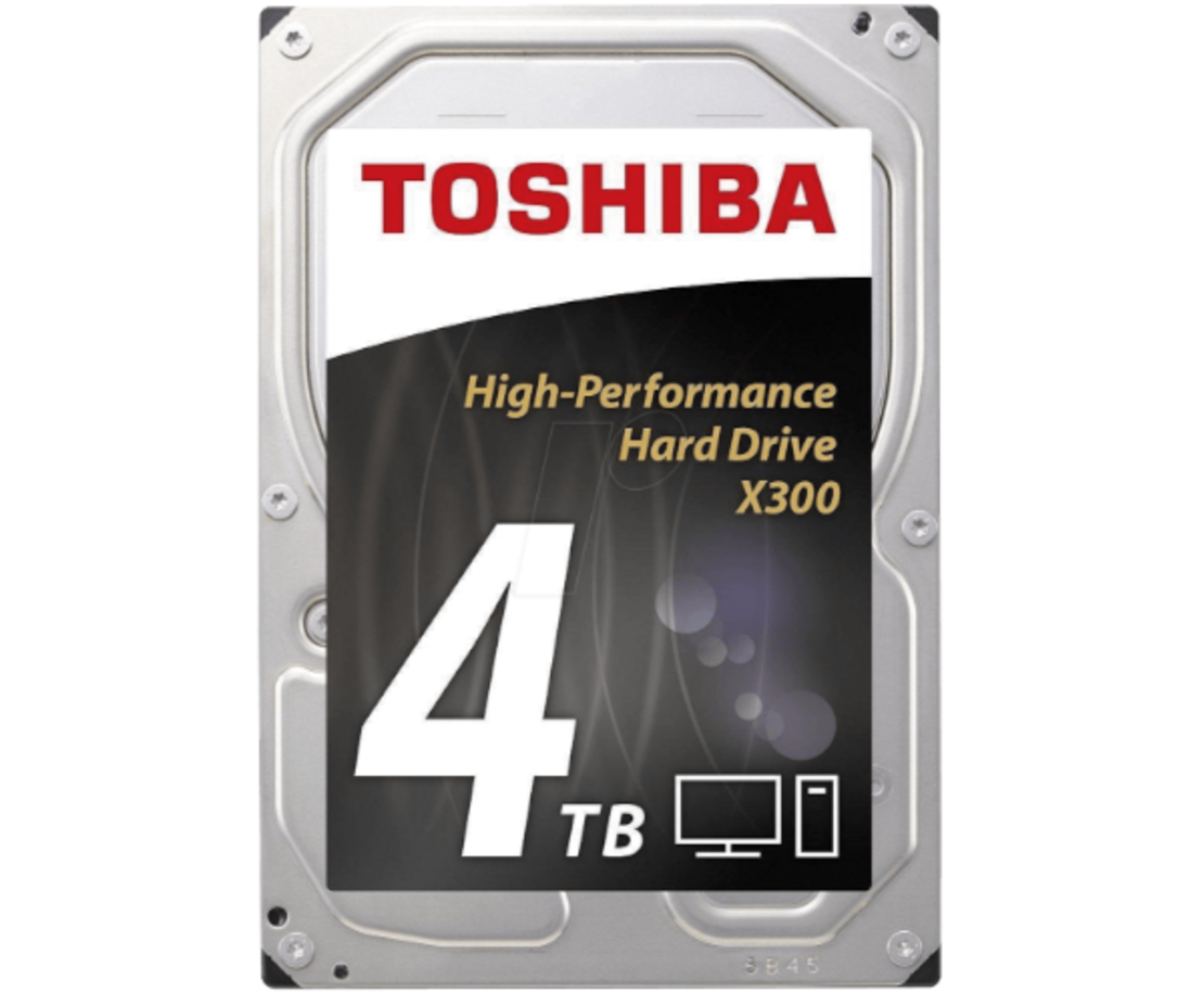 דיסק לנייח מכני Toshiba X300 4TB 7200rpm 128MB cache 3.5 Sata III