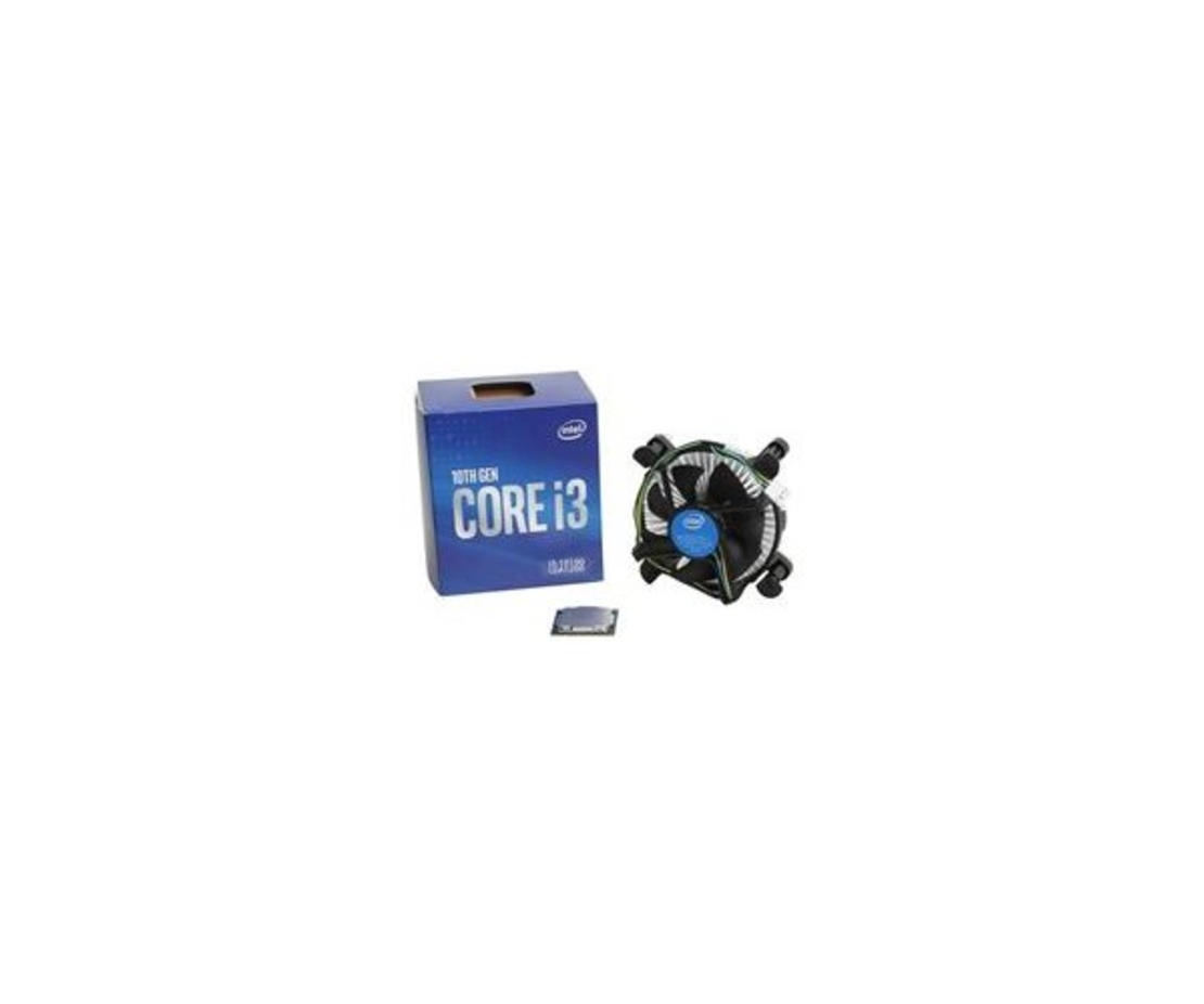 מעבד דור 10 Intel Core i3-10100 BOX 4Crs 8Thrd 4.3Ghz lga1200