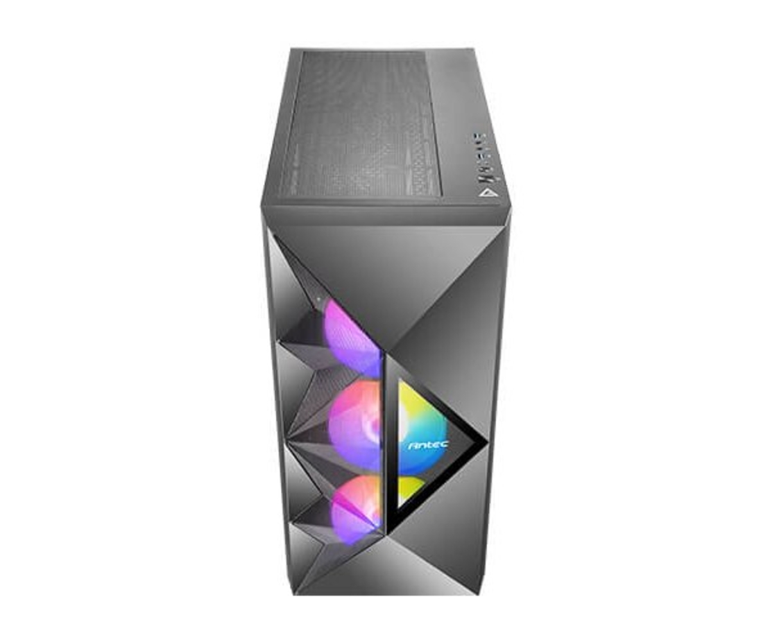 מארז ANTEC DF800 FLUX Mid Tower ATX RGB Tempered Glass side