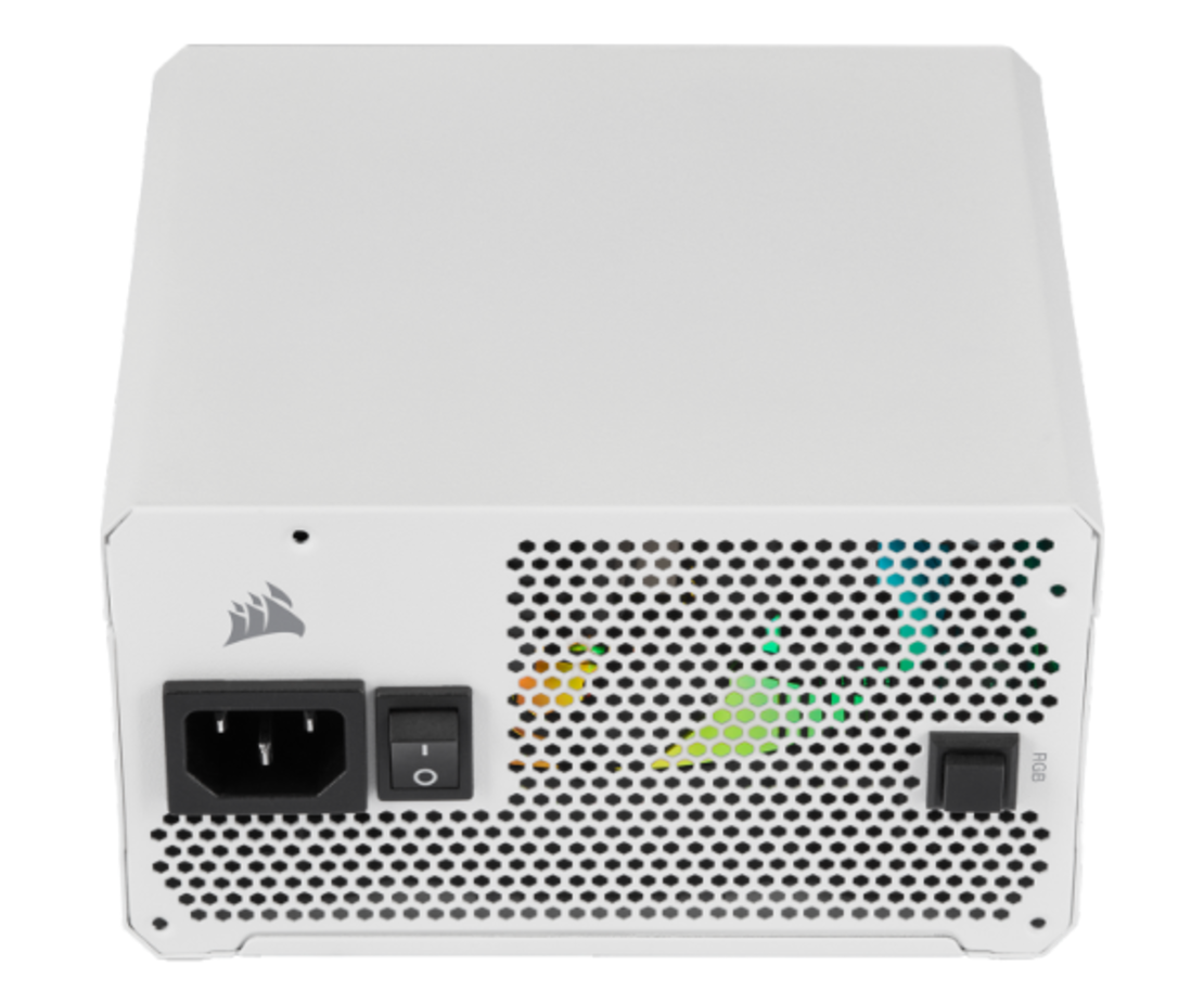 ספק כח לבן CORSAIR CX Series RGB White 650 Watt 80 Plus BRONZE