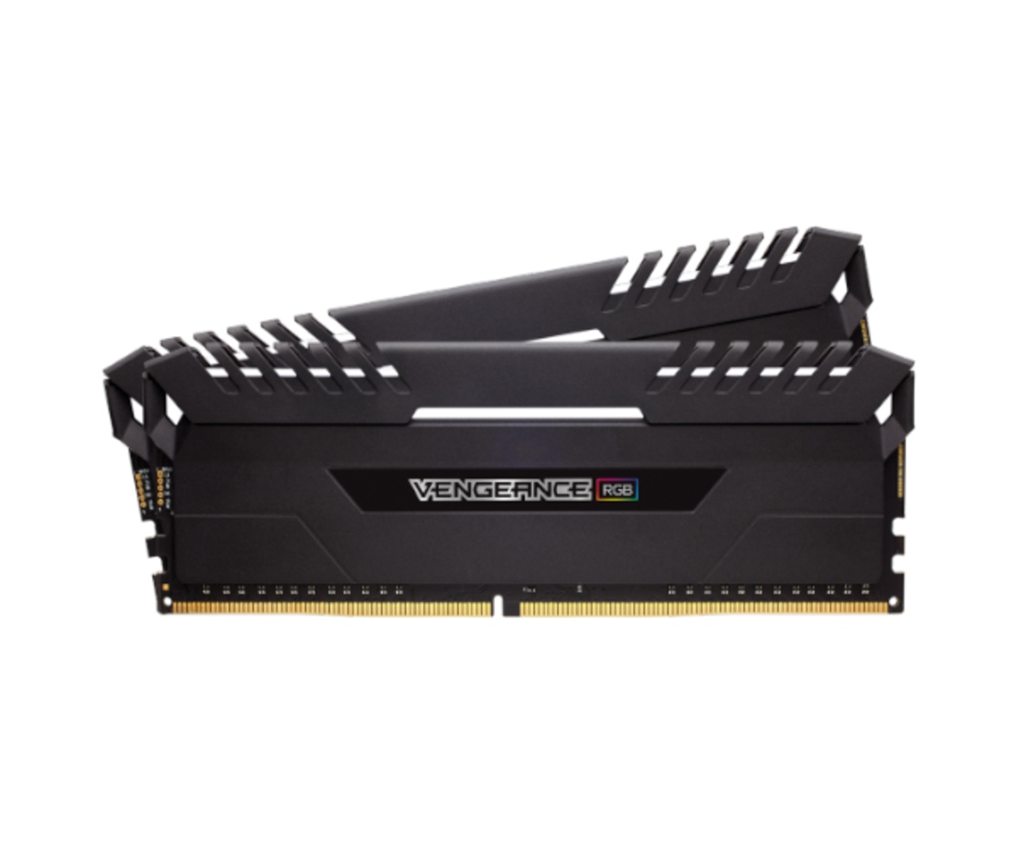 זכרון קיט לנייח CORSAIR Vengeance RGB RS 2X8 16GB DDR4 3600 CL18