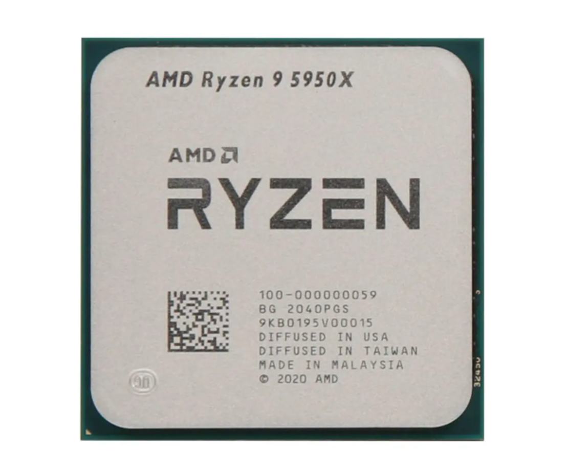 מעבד AMD Ryzen R9 5950X Tray Cores 16 Theards 32 Up to 4.9Ghz