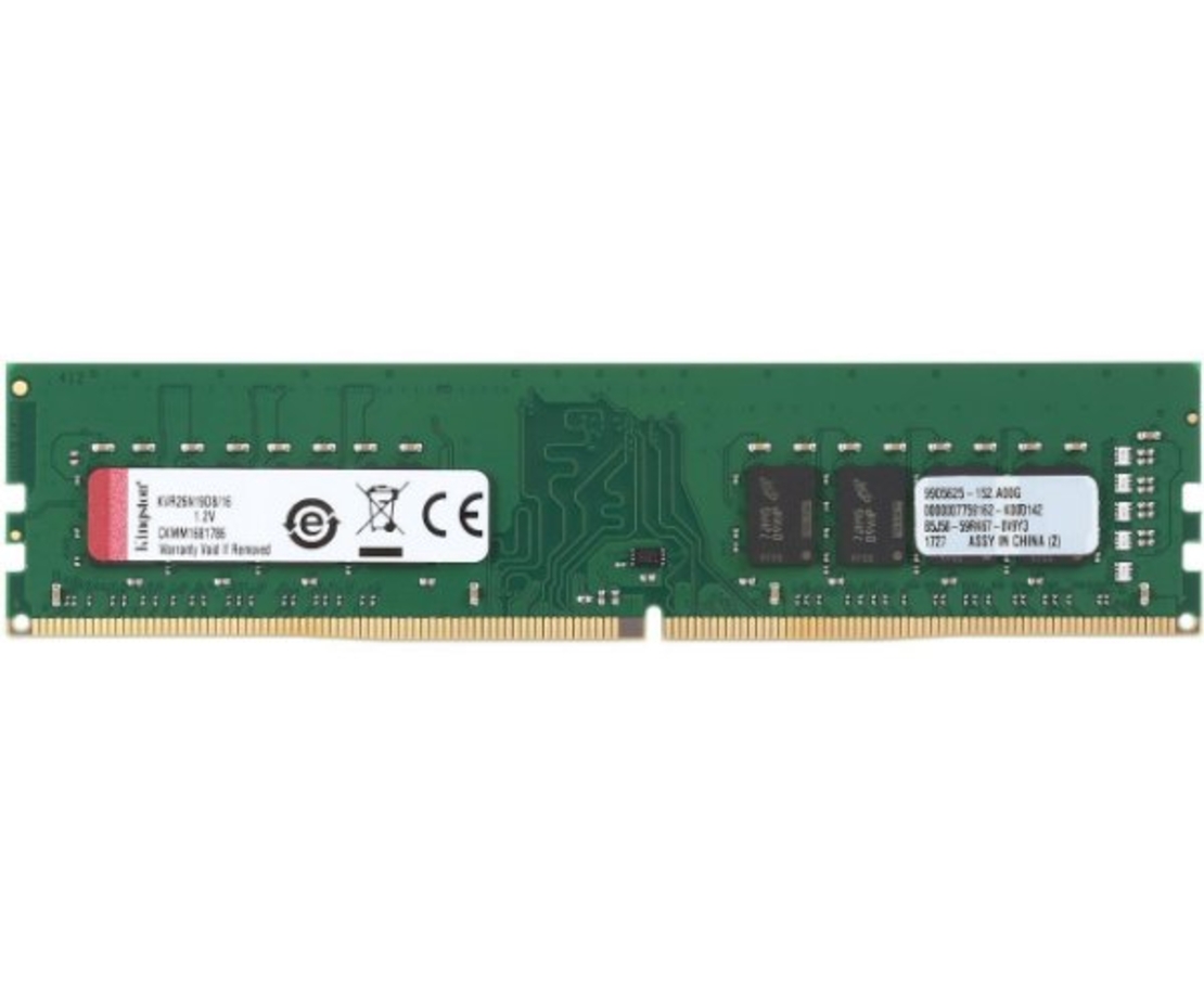 זכרון לנייח CL19 1.2V Kingston ValueRAM 16GB DDR4 2666MHz DRAM