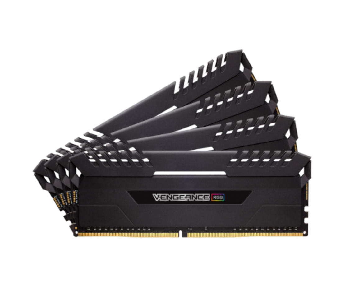 זכרון קיט לנייח CORSAIR Vengeance RGB RS 4X8 32GB DDR4 3200 CL16