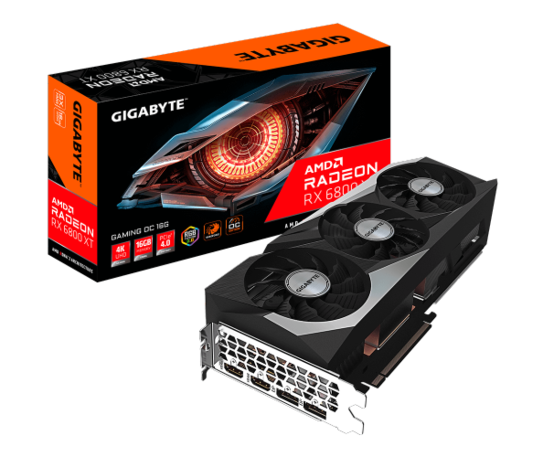 כרטיס מסך GIGABYTE RX 6800 XT GAMING OC 16G 16GB GDDR6 RGB