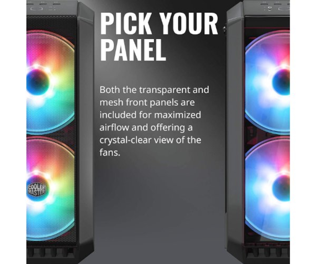 מארז COOLER MASTER MASTERCASE H500 ARGB CASE MID TOWER