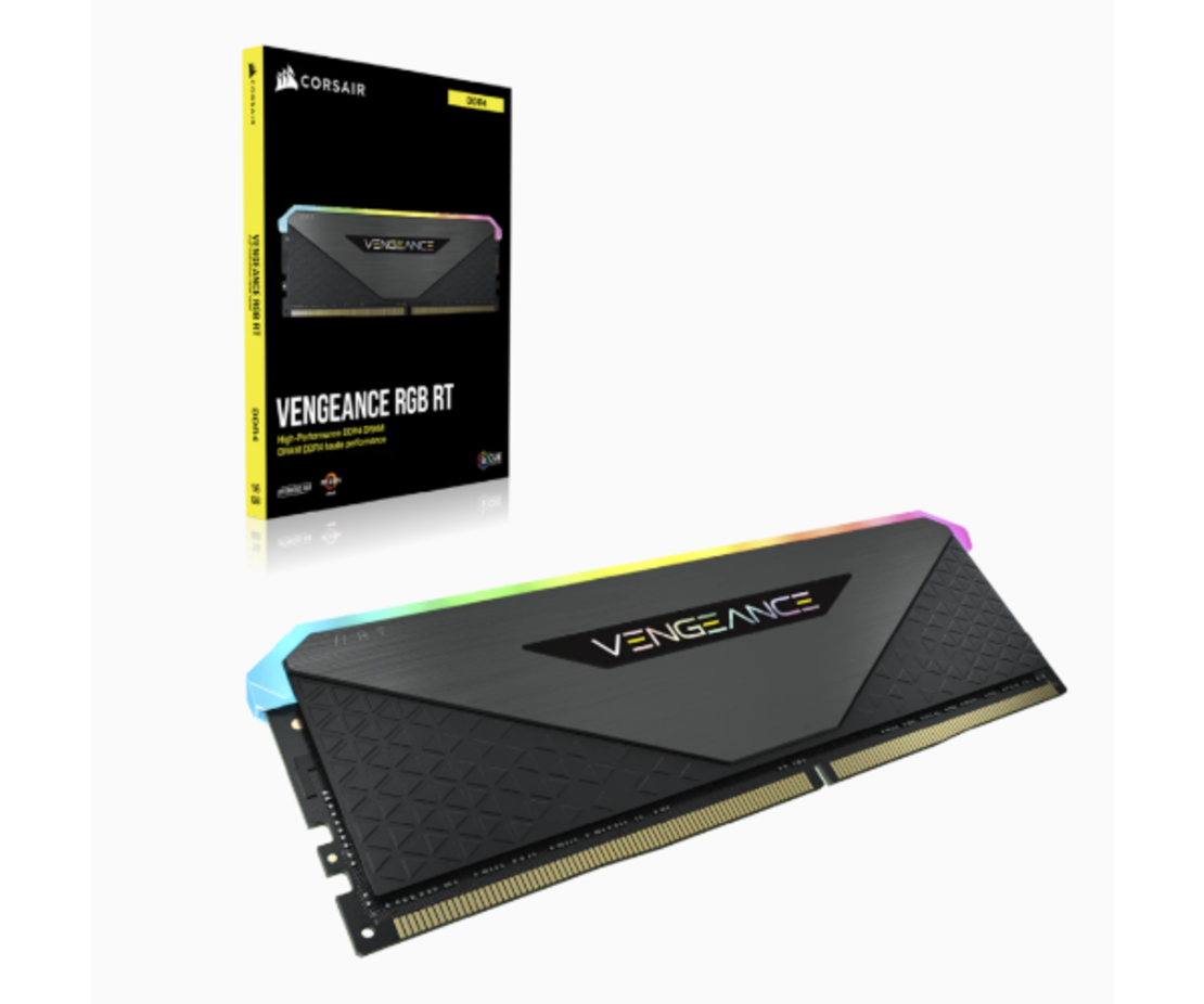 ז. לנייח Corrsair Vengeance RGB RT 16GB 2X8 3600Mhz c18 for AMD