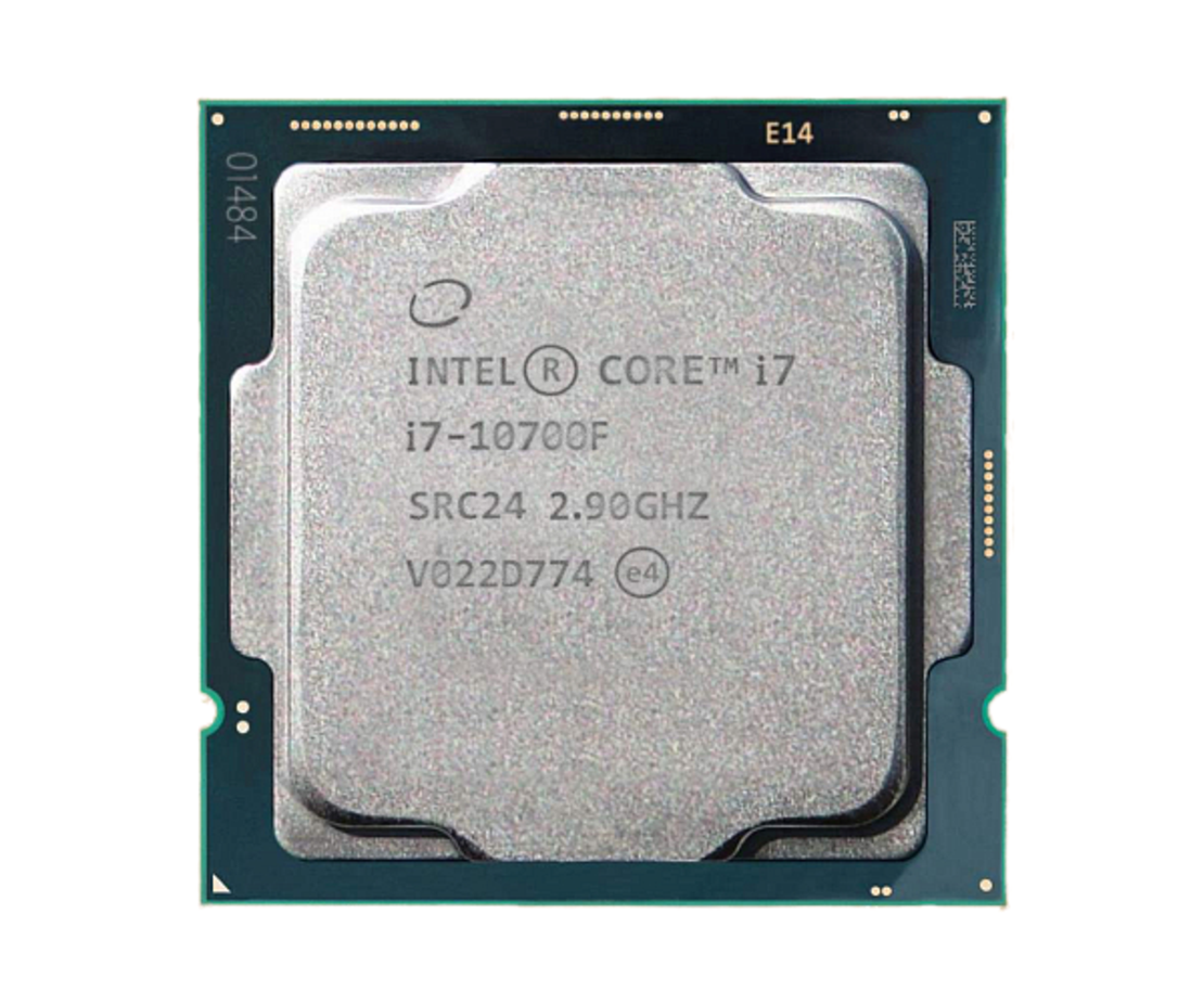 מעבד אינטל דור 10 Intel Core i7-10700F Tray 4.8GHz 8crs 16thrd