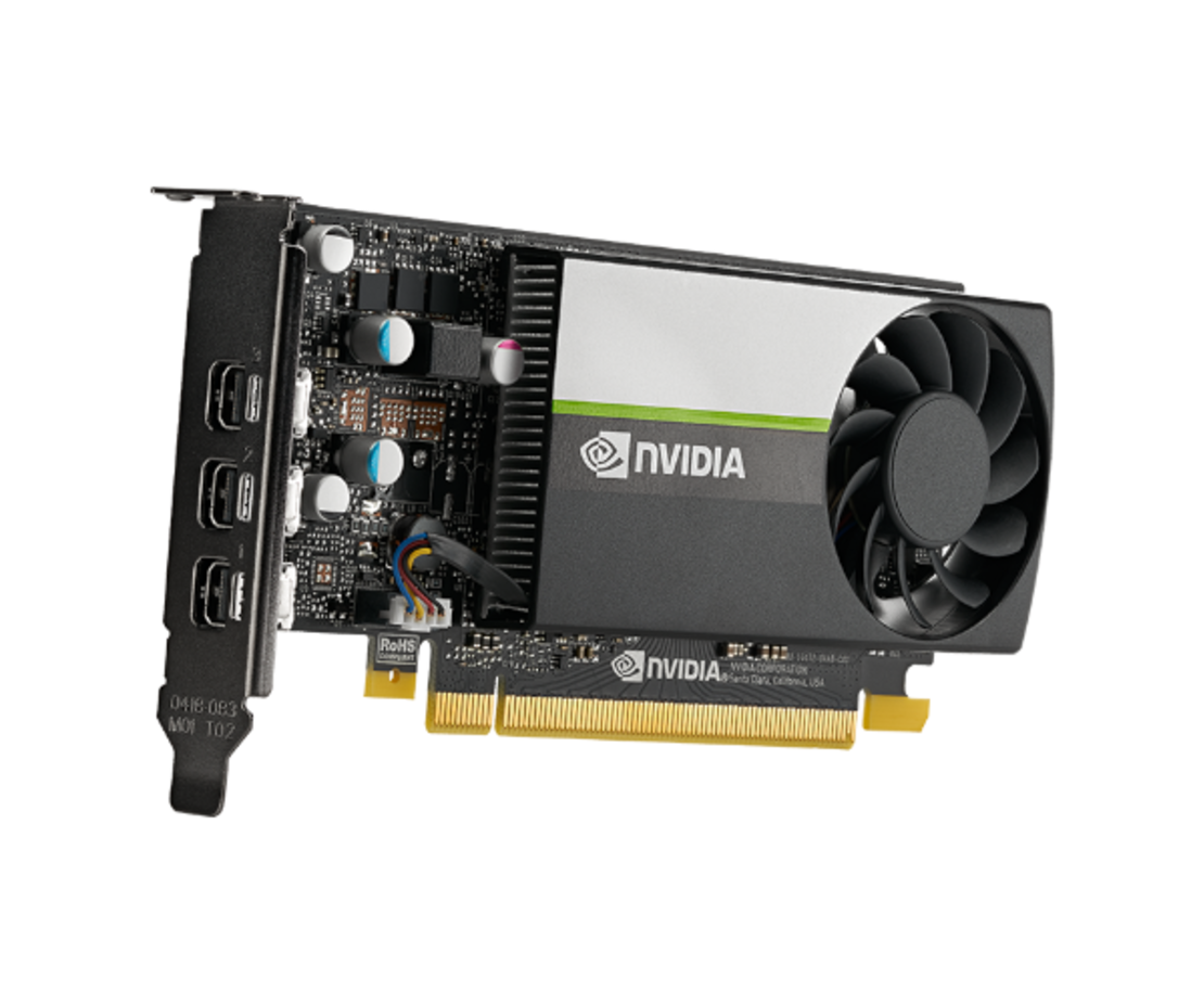 כרטיס מסך לתוכנות גרפיות PNY Quadro T600 4GB GDDR6 4XMini DP