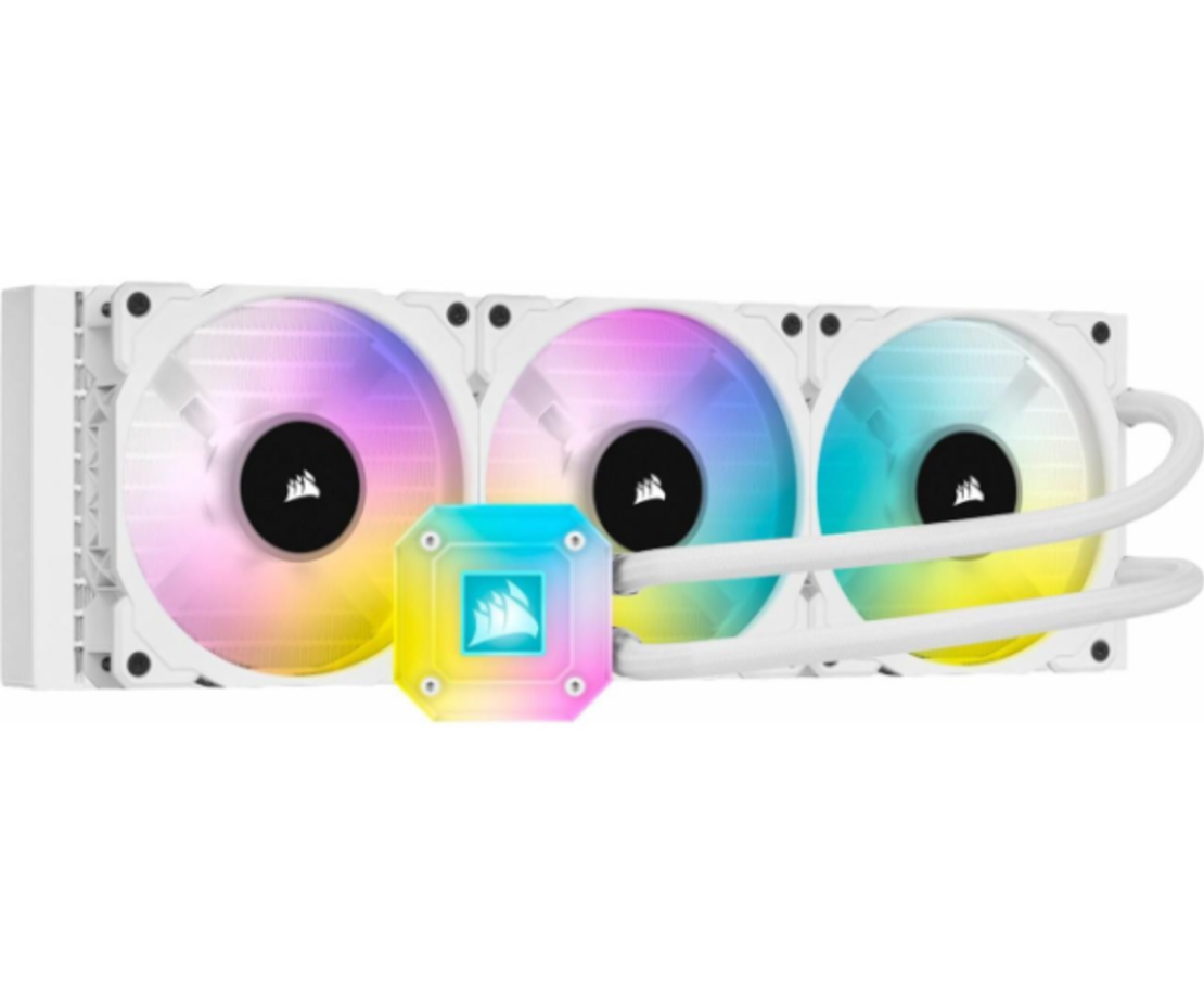 קירור נוזלי לבן Corsair iCUE H150i Elite Cappelix WHITE 360mm RGB