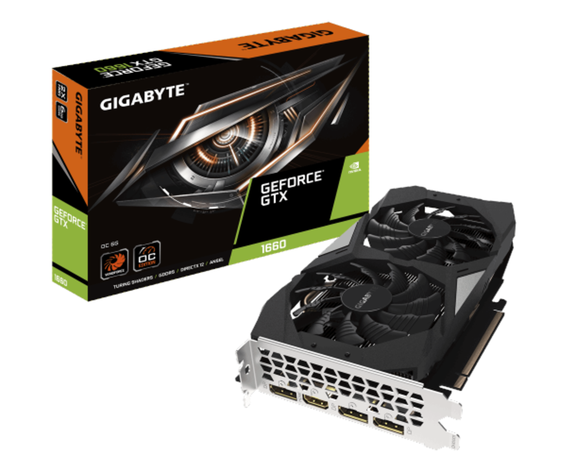 כרטיס מסך GIGABYTE GV-N1660OC-6GD GTX1660
