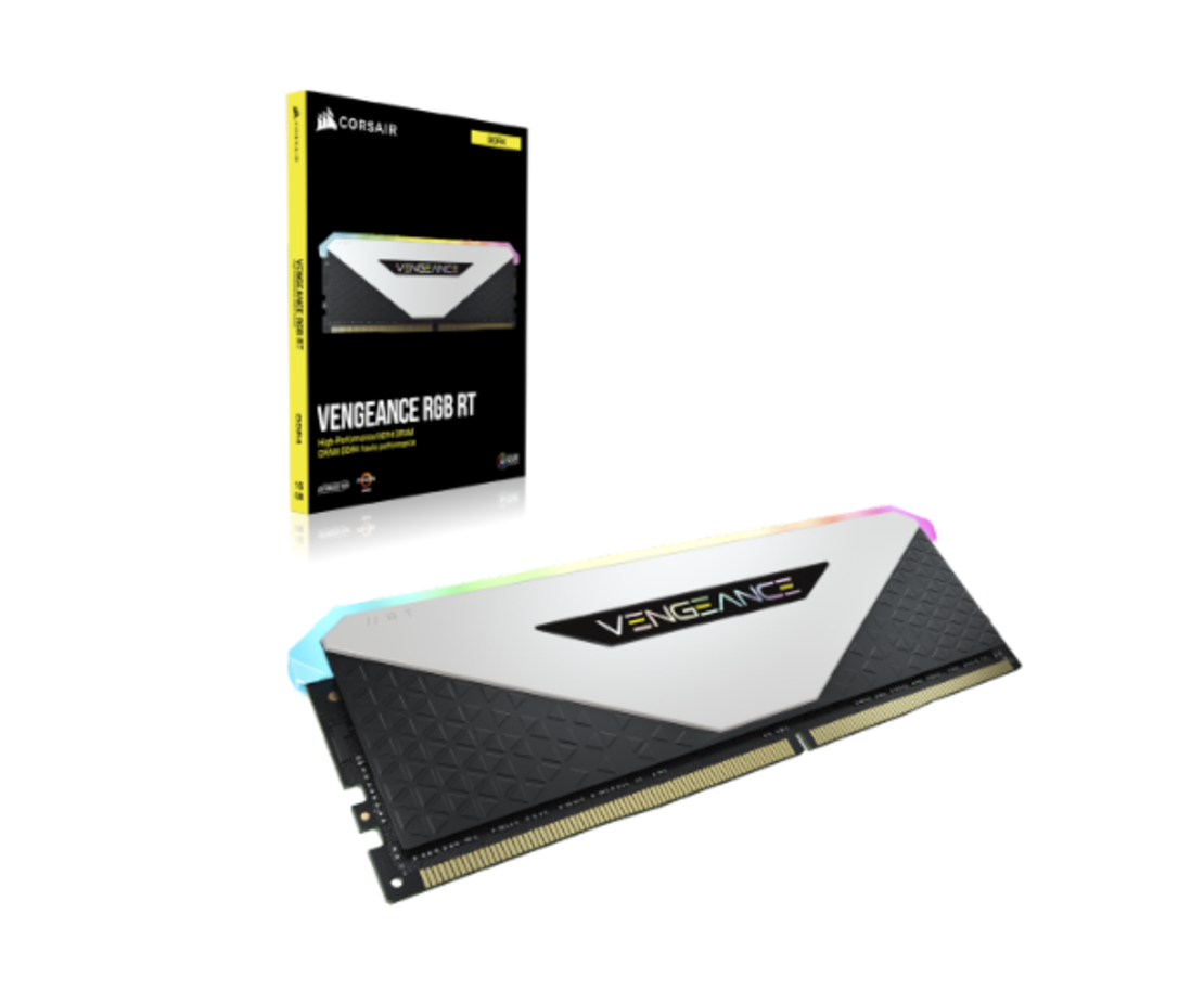 זכרון לנייח Corsair Vengeance RGB RT 16GB 2X8 3200Mhz C16 XMP/AMD