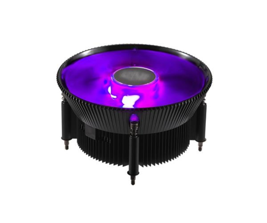מאוורר למעבדי אינטל COOLER MASTER i71C Aluminium Cooper RGB 115X