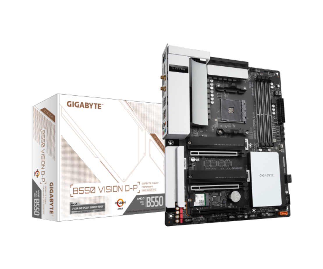 לוח אם למעבדי Gigiabyte B550 VISION D-P 1.1 2XThunderbolt WIFI6 A