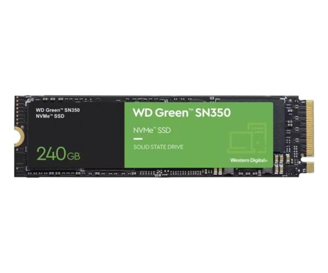 דיסק פנימי Western Digital Green 240GB SN350 NVMe SSD Pcie3.0X4