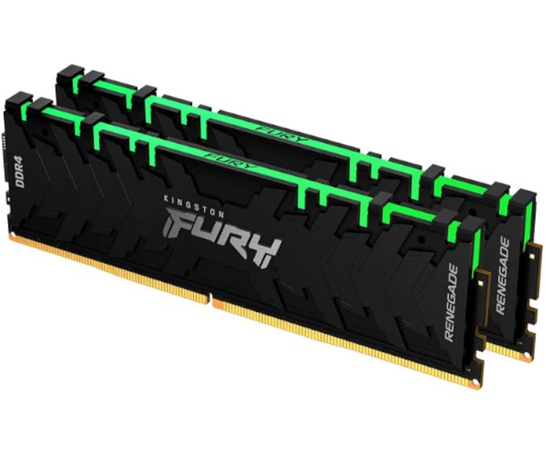 זכרון לנייח Kingston DDR4 Fury Beast RGB 32GB 2X16 3200Mhz C16