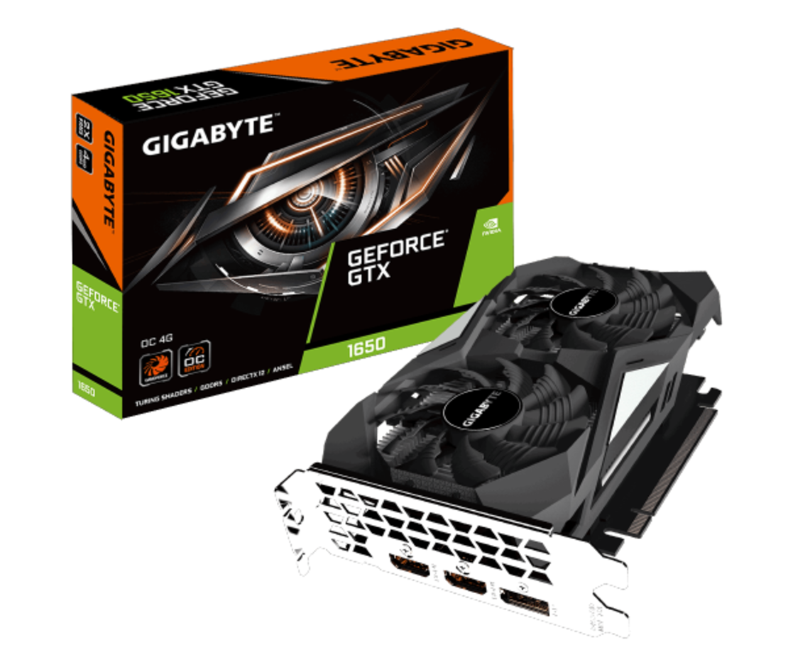 כרטיס מסך GIGABYTE GV-N1650OC-4GD GTX1650 OC 4GB