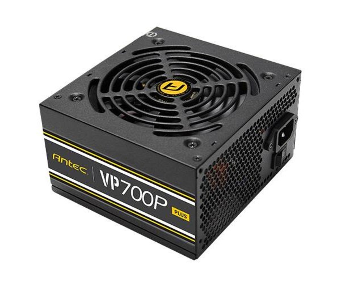 ספק כוח Antec VP700 PLUS 80 plus WHITE 12CM Fan Silent 700W