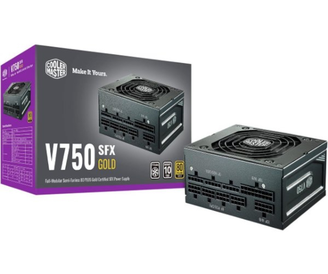 ספק כוח קטן Cooler Master V750 SFX 80 Plus GOLD Full Modular