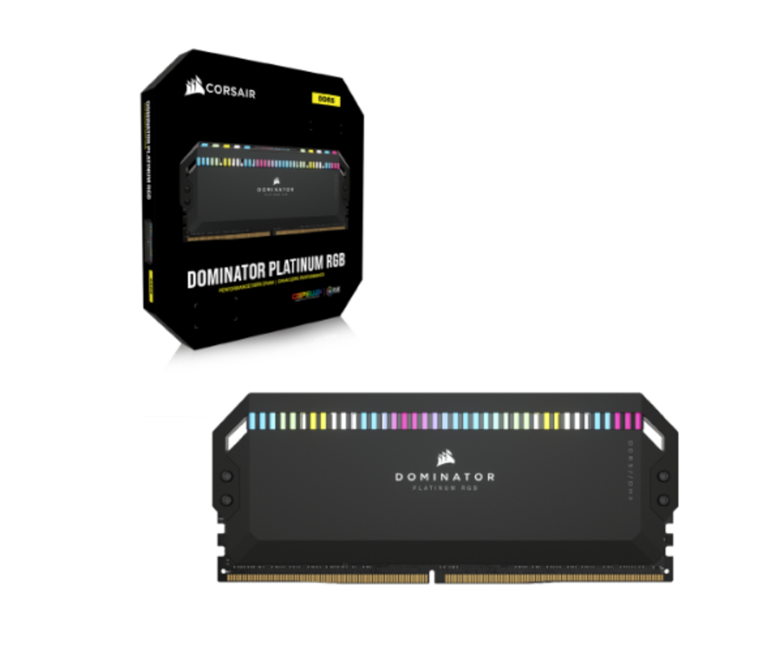 ז.נייח RGB DDR5 32GB 5200MHZ 2X16 C40 KIT .Corsair DOMINATOR Plat