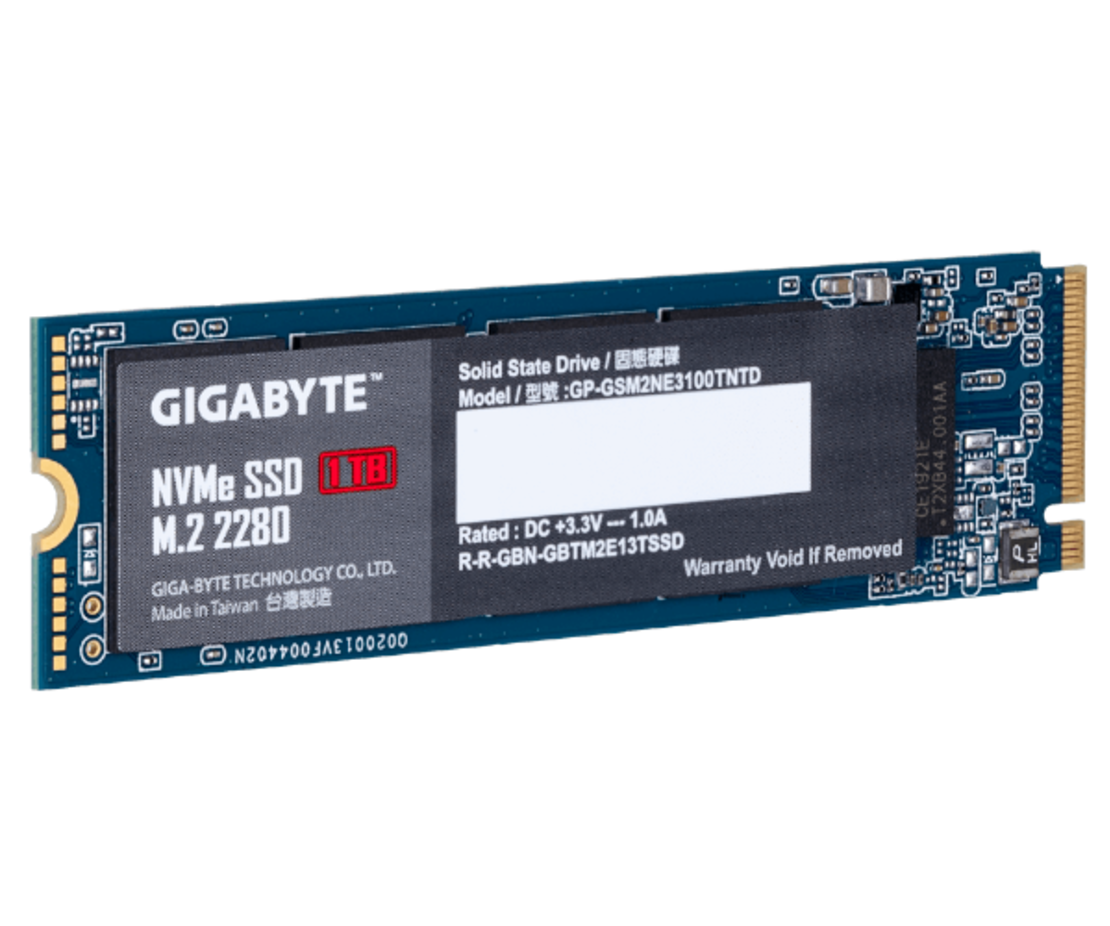 דיסק פנימי Gigabyte 1TB m.2 NVME 1.3 pcie X4