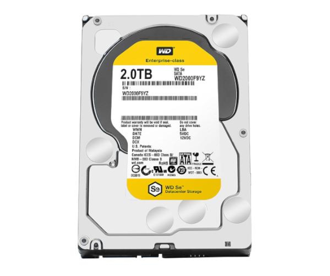 דיסק קשיח פנימי לנייח WD 2TB Gold 7200rpm 128MB 3.5