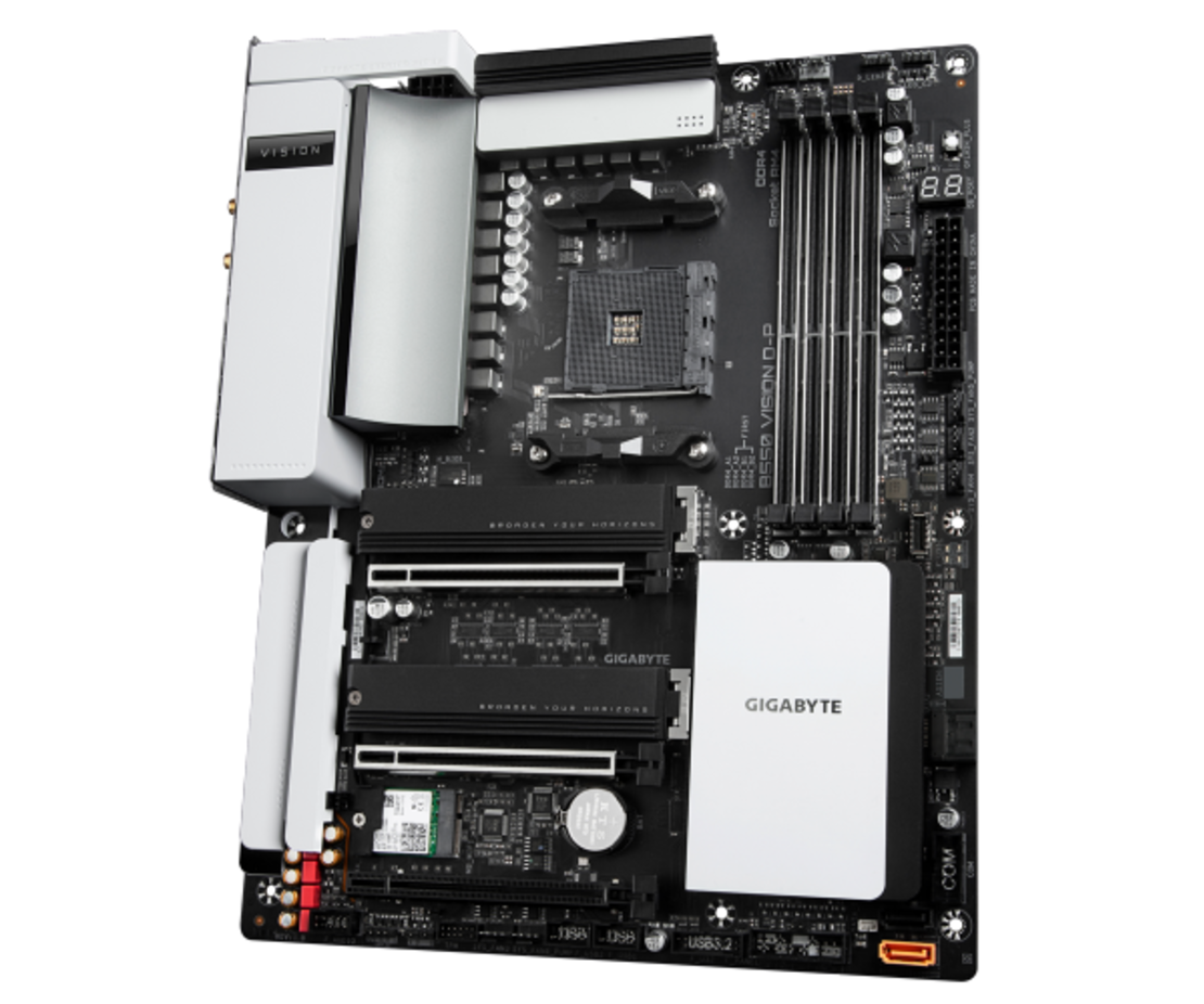 לוח אם למעבדי Gigiabyte B550 VISION D-P 1.1 2XThunderbolt WIFI6 A