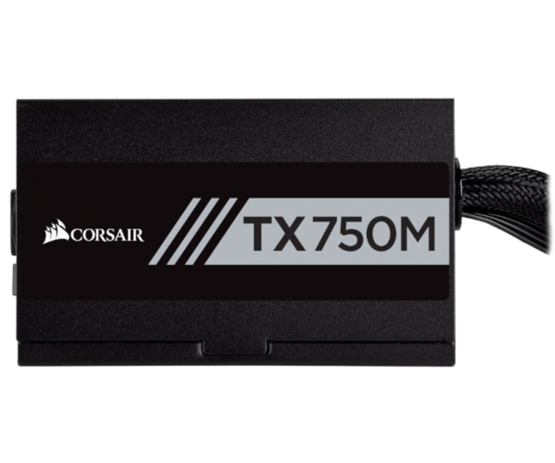 ספק כוח Corsair TX750M 80 plus GOLD Modular 750W 4X8PIN 12CM
