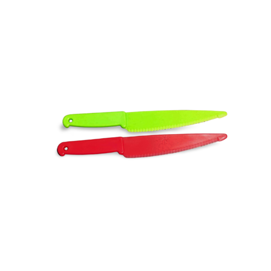 A pair of safe chef knives for children