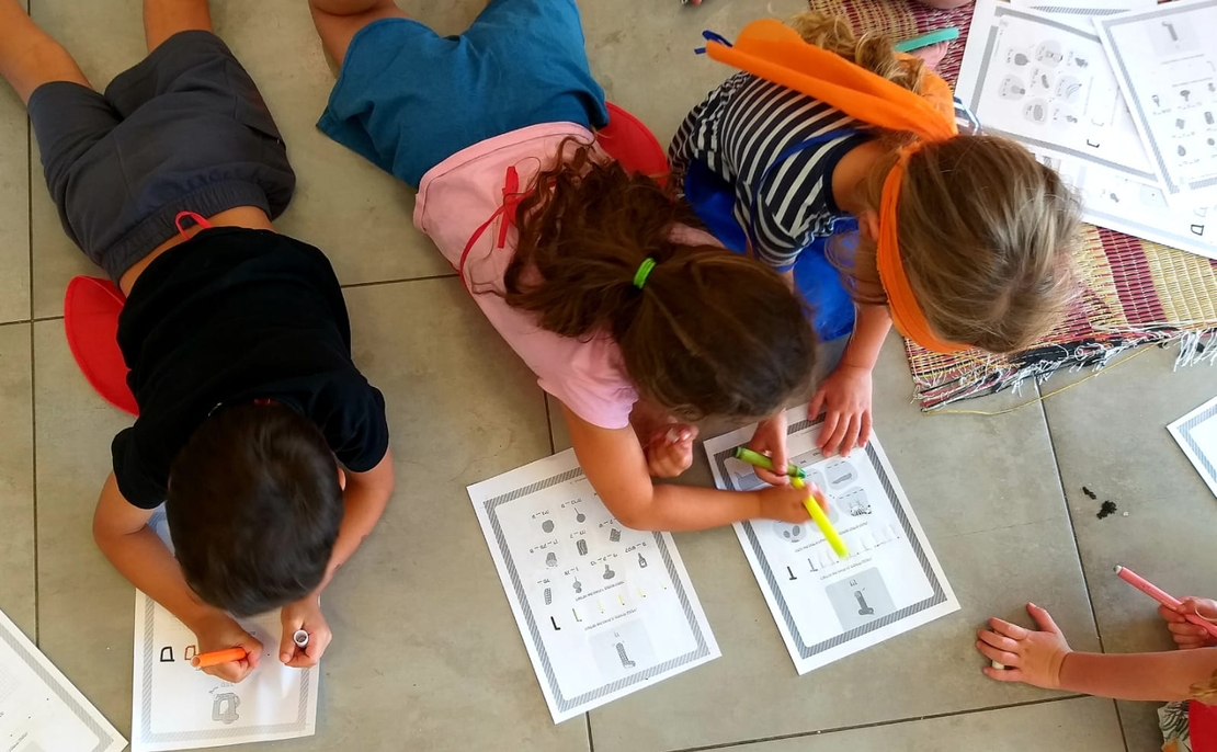 כרטיסיות ללימוד אותיות האלף בית דרך עולם הבישול