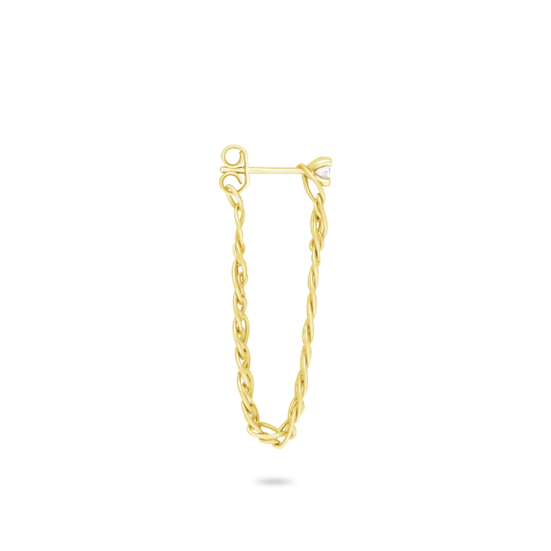 Lee-Tal | Gold Earring with Diamond