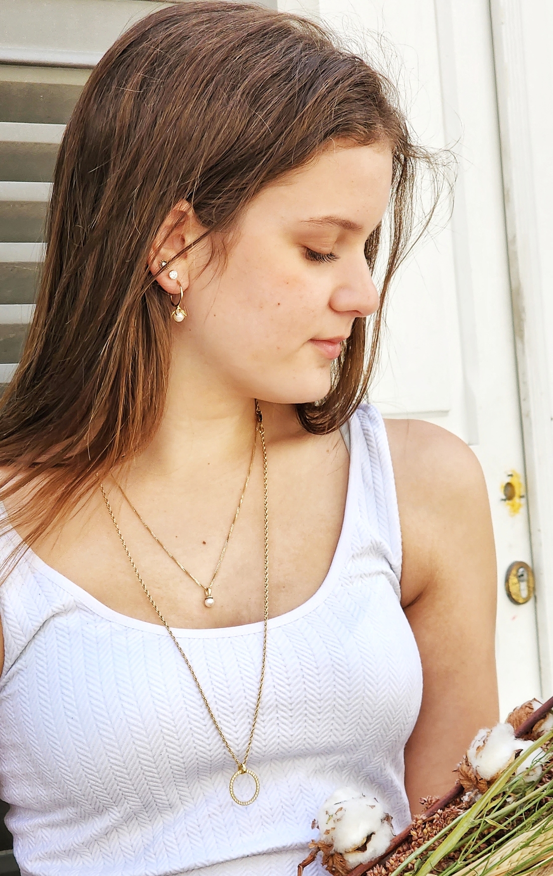 Classic Pearl Necklace | שרשרת עם פנינה