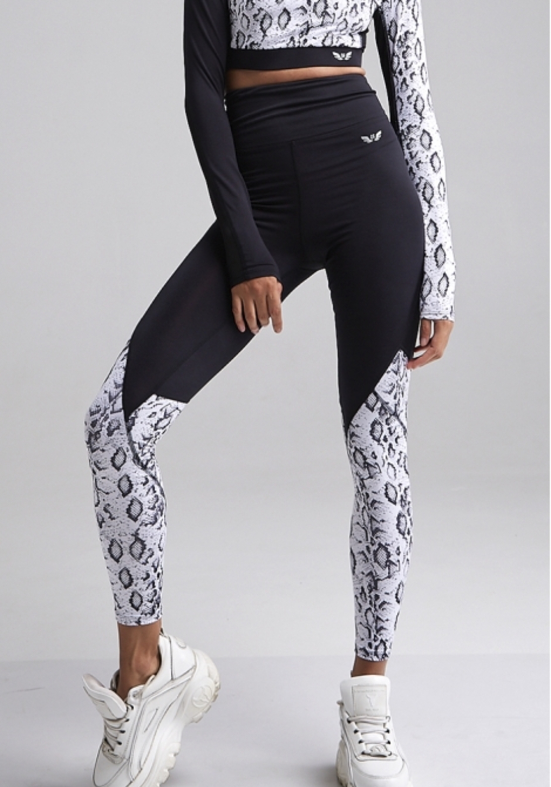 Лосины FELIX black/snake print