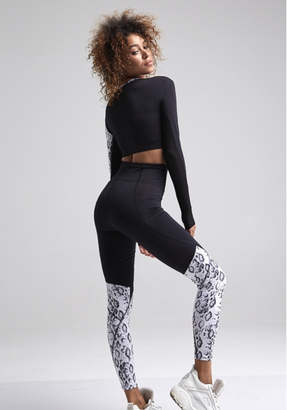 FELIX leggings black snake print EPSportwear