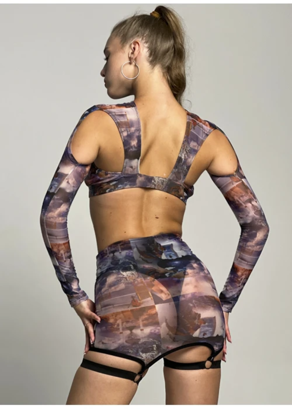 Skirt mesh DESEAR art (with shorts)