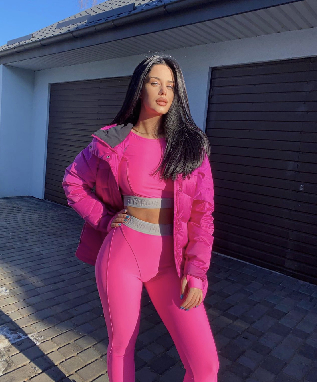Set spring pink