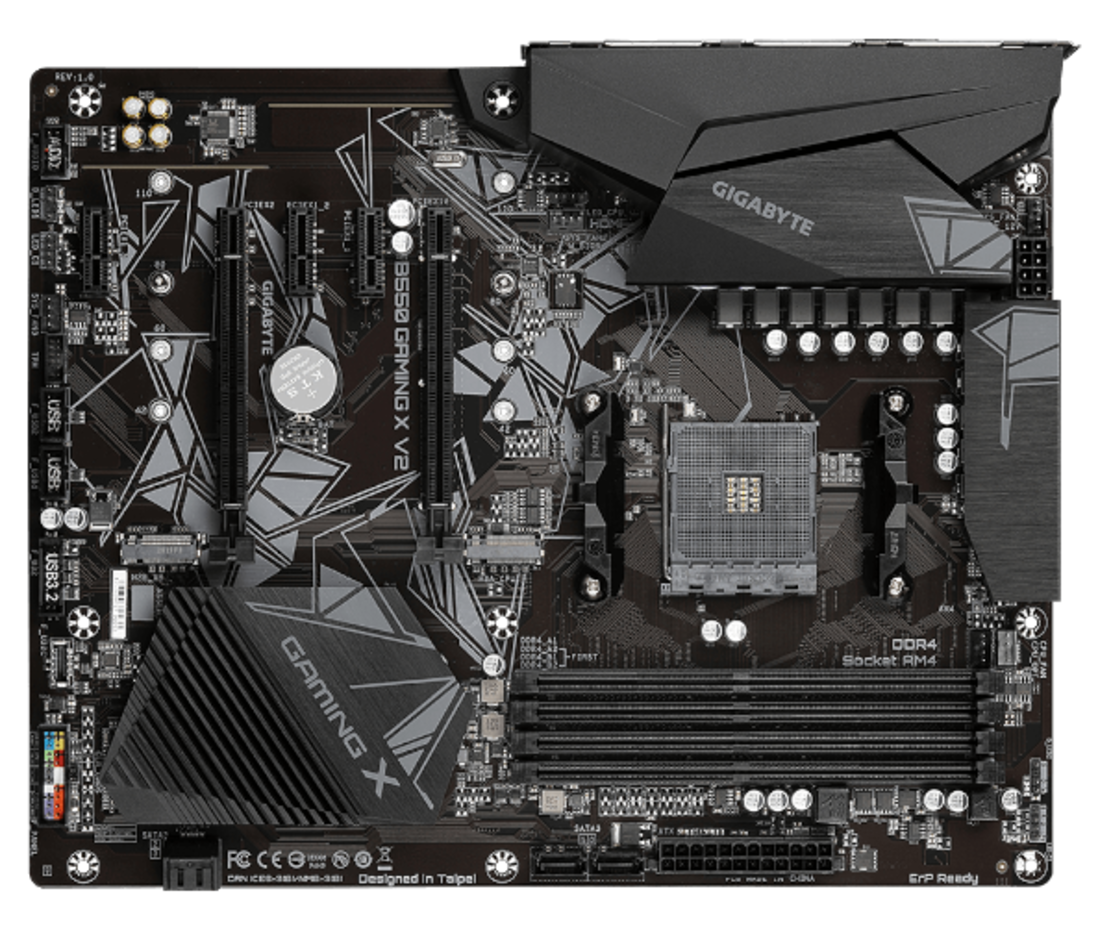 לוח אם Gigabyte B550 GAMING X V2 1.4 ATX DDR4 HDMI DVI AMD