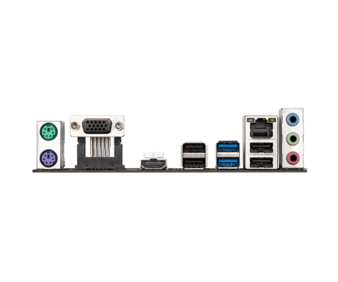 לוח לאינטל דור 12 Gigabyte H610M H DDR4 V2 REV1.0 VGA HDMI