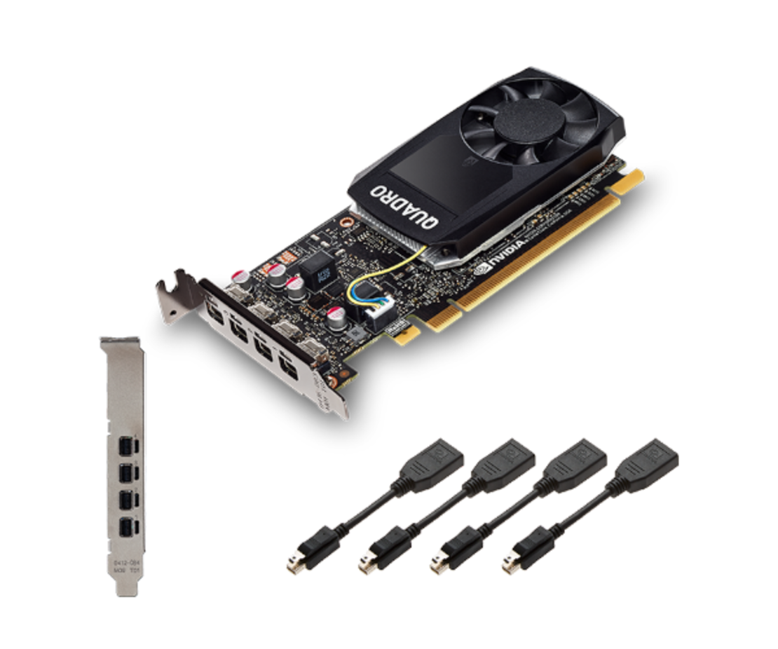 כרטיס מסך DPx4 mini PNY Quadro P1000 4GB GDDR5
