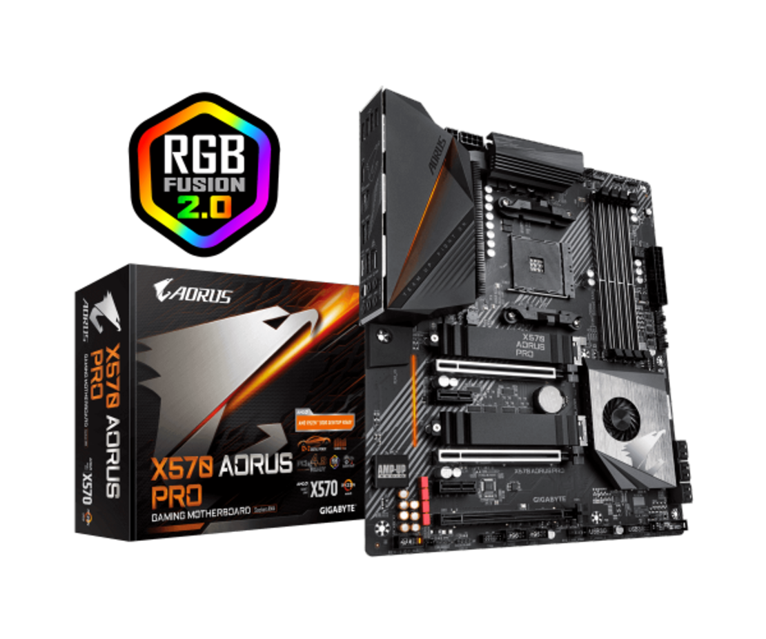לוח אם למעבדי GIGABYTE X570 AORUS PRO rev 1.2 AMD AM4