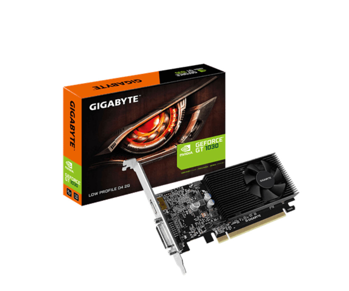 כרטיס מסך Gigabyte GT 1030 2GB DDR4 DVI HDMI