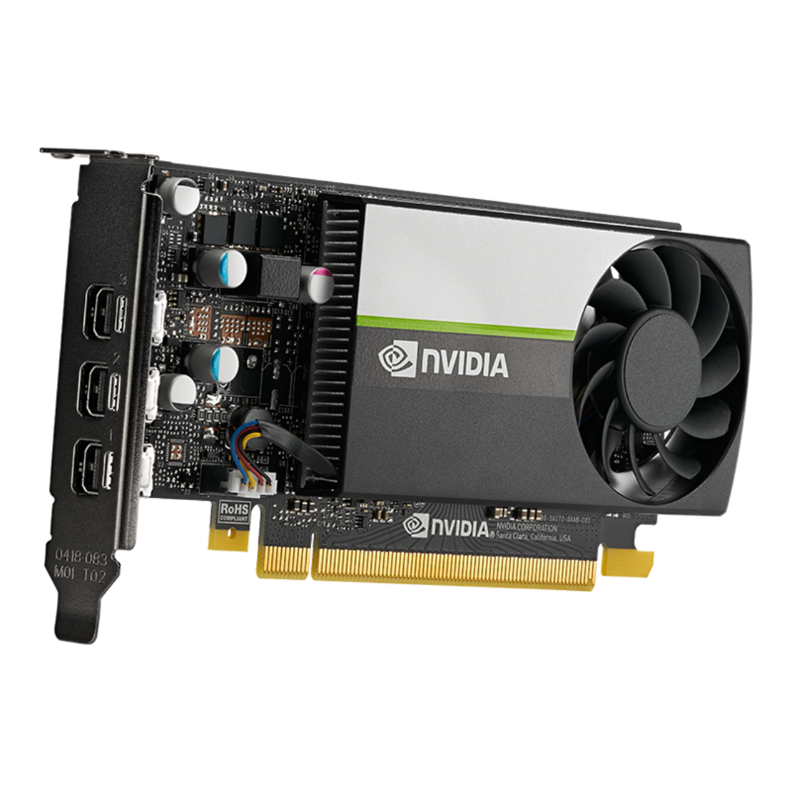 כרטיס מסך לתוכנות גרפיות PNY Quadro T400 4GB GDDR6 Mini DPx3
