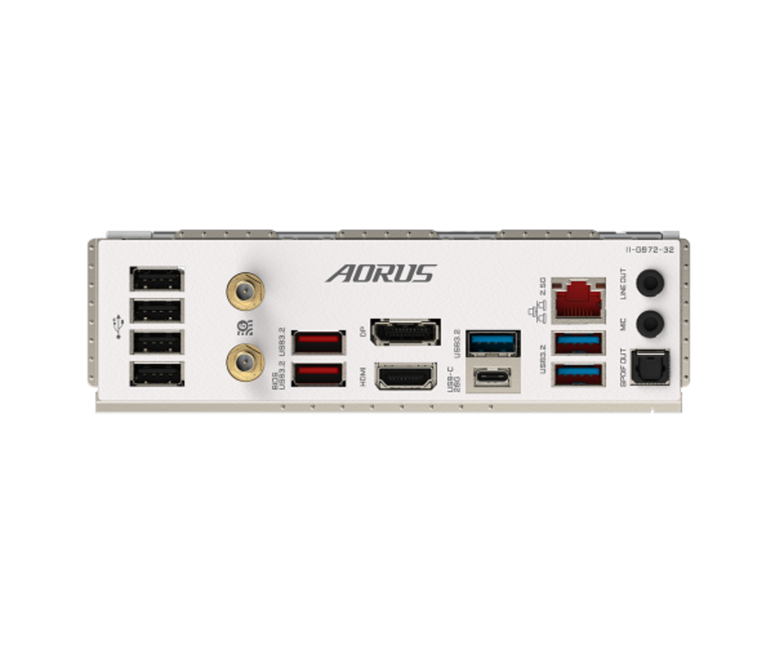 לוח אם Gigabyte Z790 AORUS ELITE AX ICE ATX DDR5 WIFI BT WHITE