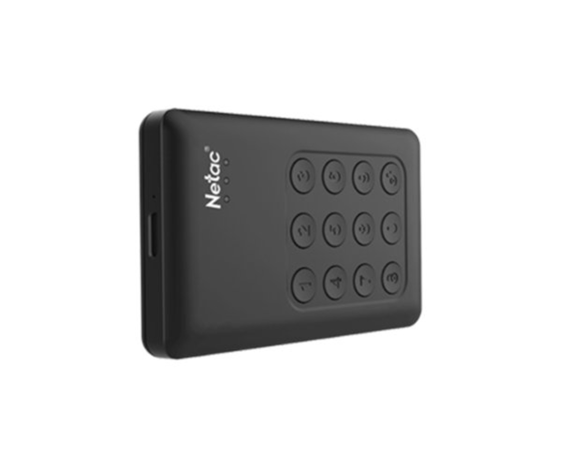 דיסק קשיח חיצוני מוגן סיסמא Netac K390 1TB USB 3.0