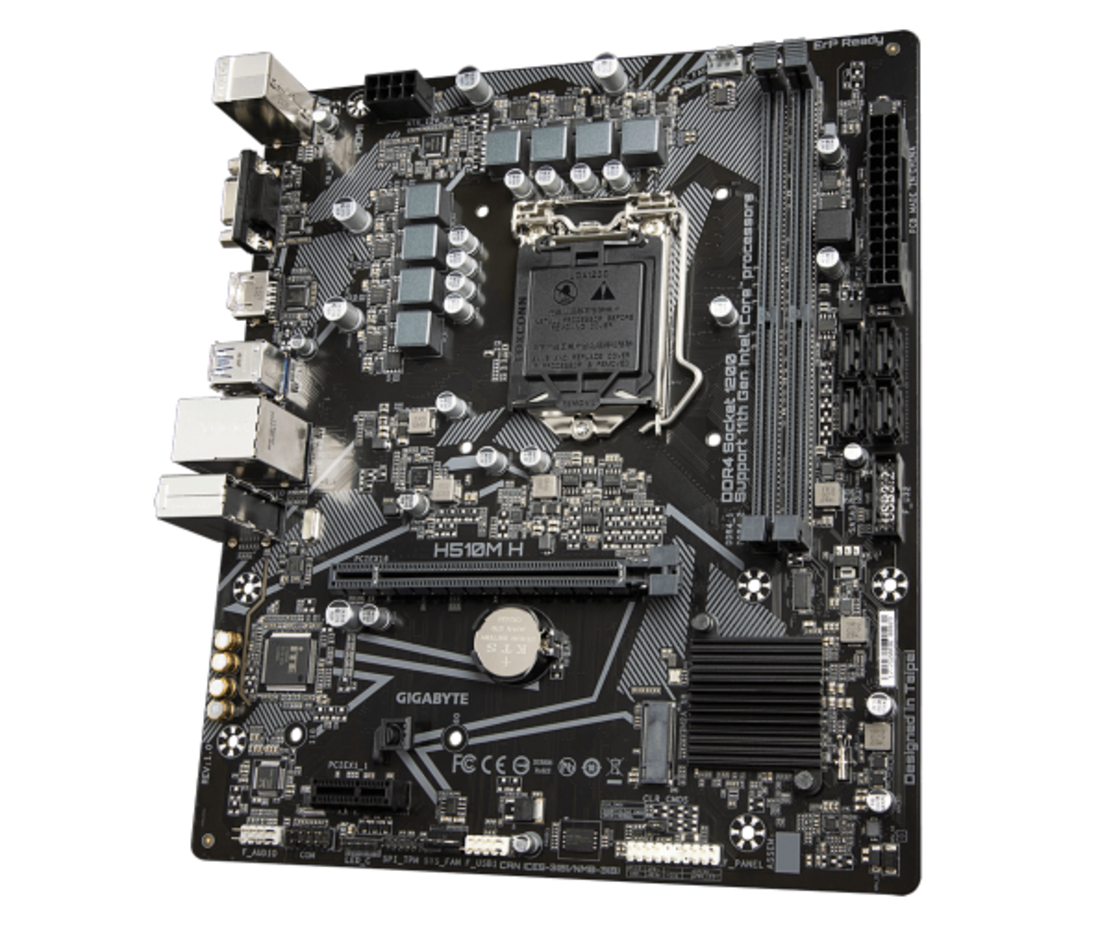 לוח דור 11/10 Gigabyte H510M H 1.1 Micro-Atx LGA1200 PCIE4.0X16