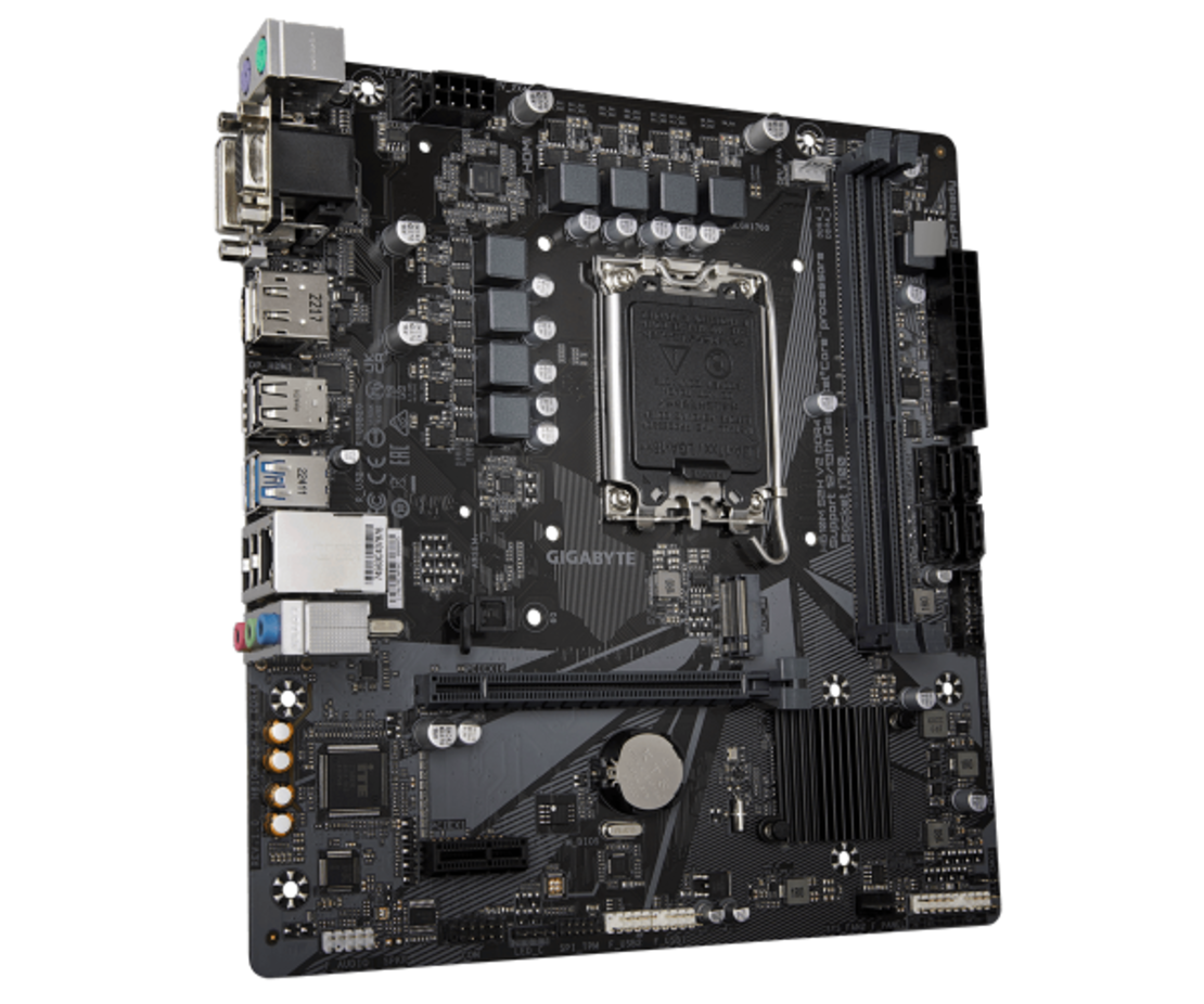 לוח למעבדי אינטל Gigabyte H610M S2H V2 Micro-ATX VGA DVI DP HDMI