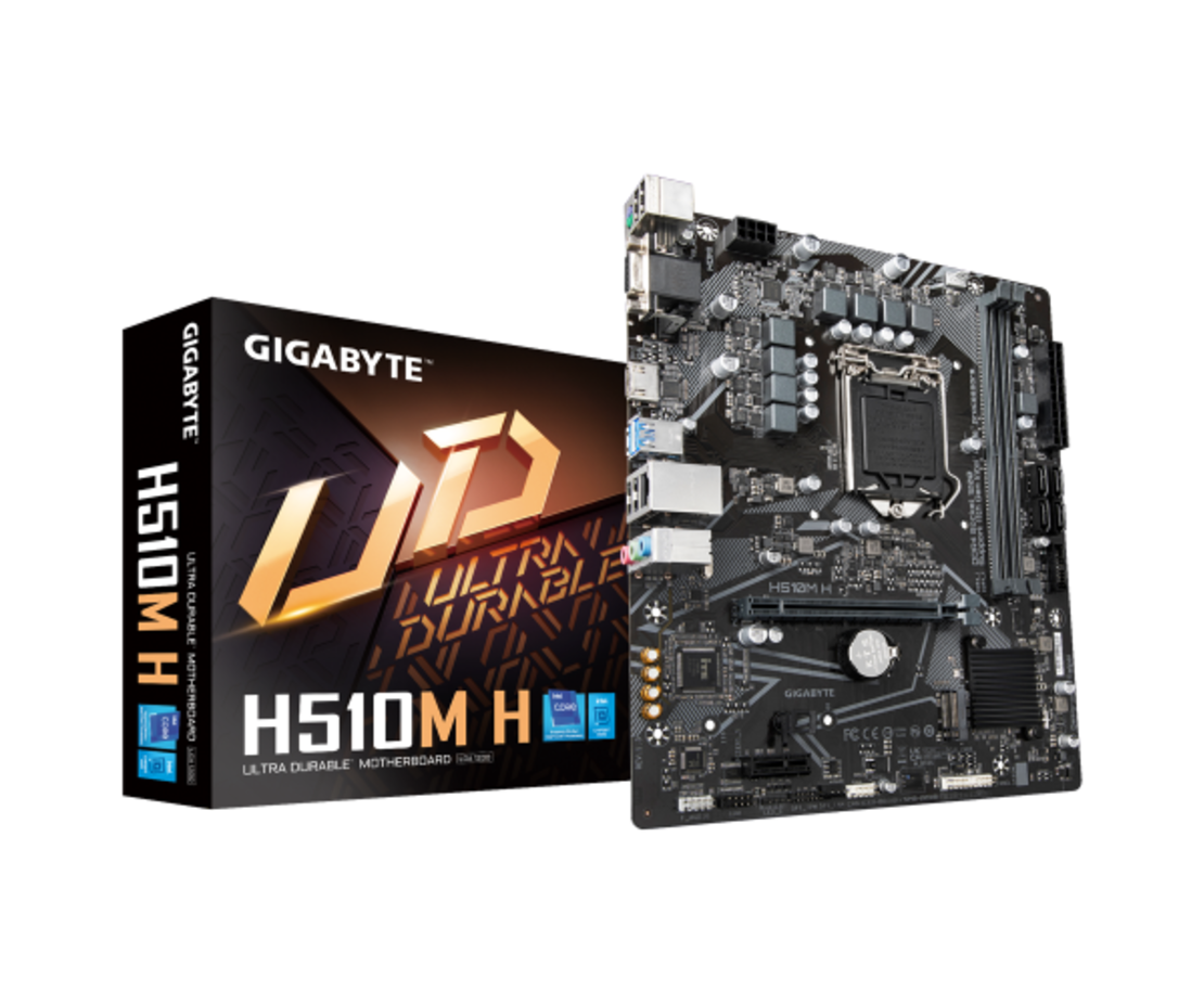 לוח דור 11/10 Gigabyte H510M H 1.3 Micro-Atx LGA1200 PCIE4.0X16