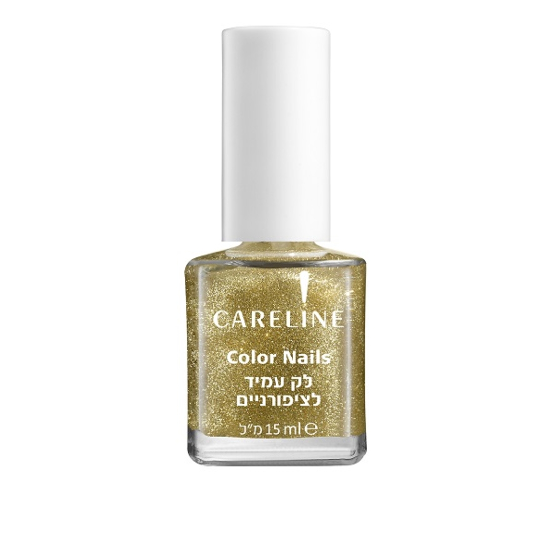 Color Nails לק עמיד נצנצים זהב 37